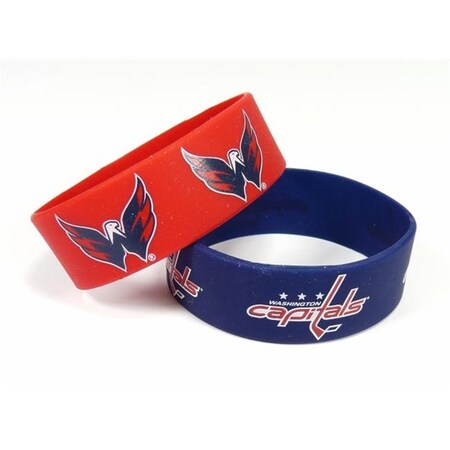 Aminco International Washington Capitals Bracelets - 2 Pack Wide 6326420911